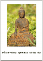 Đối Xử Với Mọi Người Như Với Đức Phật