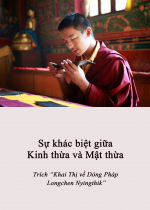 Sự khác biệt giữa Kinh thừa và Mật thừa