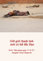 Giữ giới thanh tịnh mới có thể đắc đạo