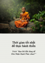 Thời gian tốt nhất để thực hành thiền