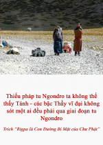 Thiếu Pháp tu Ngondro ta không thể thấy tánh - Các bậc Thầy vĩ đại không sót một ai đều phải qua giai đoạn tu Ngondro