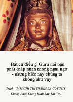 Bất cứ điều gì Guru nói bạn phải chấp nhận không nghi ngờ - nhưng hiện nay chúng ta không như vậy