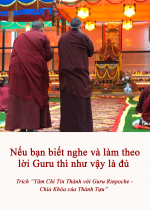 Nếu bạn biết nghe và làm theo lời Guru thì như vậy là đủ