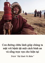 Con đường chữa lành giúp chúng ta đối mặt với bệnh tật một cách bình an và sống trọn vẹn cho hiện tại