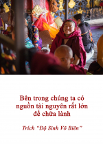 Bên trong chúng ta có nguồn tài nguyên rất lớn để chữa lành