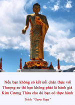 Nếu bạn không có kết nối chân thực với Thượng sư thì bạn không phải là hành giả Kim Cương Thừa cho dù bạn có thực hành