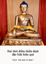 Hai thời điểm thiền định đặc biệt hiệu quả