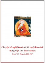 Chuyện kể ngài Nanda đệ tử tuyệt hảo nhất trong việc thu thúc các căn 
