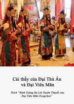 Cái thấy của Đại Thủ Ấn và Đại Viên Mãn