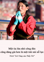 Một tia lửa nhỏ công đức cũng đáng giá là hơn một trái núi nỗ lực