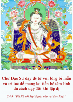 Chư Đạo Sư dạy đệ tử với lòng bi mẫn và trí tuệ để mang lại tiến bộ tâm linh dù cách dạy đôi khi lập dị