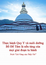 Thực hành Quy Y và nuôi dưỡng Bồ Đề Tâm là nền tảng của mọi giai đoạn tu hành