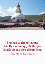 Tinh tấn tu tập noi gương bậc Đạo sư tôn quý đã thị tịch là một sự báo hiếu thiêng liêng