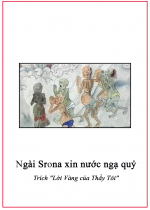 Ngài Srona xin nước ngạ quỷ 