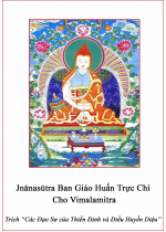 Jnānasūtra Ban Giáo Huấn Trực Chỉ Cho Vimalamitra