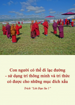 Con người có thể đi lạc đường - sử dụng trí thông minh và tri thức có được cho những mục đích xấu