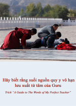 Hãy biết rằng suối nguồn quy y vô hạn lưu xuất từ tâm của Guru