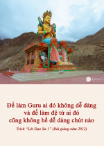 Để làm Guru ai đó không dễ dàng và để làm đệ tử ai đó cũng không hề dễ dàng chút nào