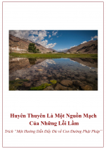 Huyên Thuyên Là Một Nguồn Mạch Của Những Lỗi Lầm 