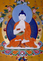 Bốn hình ảnh Vairochana ban quán đảnh cho tổ Do Khyentse