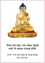 Đưa lời dạy vào thực hành mới là quan trọng nhất