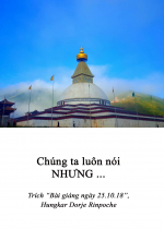 Chúng ta luôn nói NHƯNG