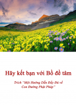 Hãy kết bạn với Bồ đề tâm
