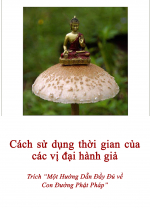 Cách sử dụng thời gian của các vị đại hành giả