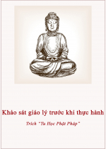 Khảo sát giáo lý trước khi thực hành