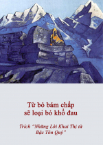 Từ bỏ bám chấp sẽ loại bỏ khổ đau