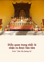 Điều quan trọng nhất là nhận ra được bản tâm