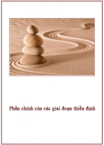 Phần chính của các giai đoạn thiền định
