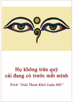 Họ không trân quý cái đang có trước mắt mình