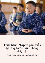 Thực hành pháp tu phải tuần tự từng bước một: Không nhảy bậc